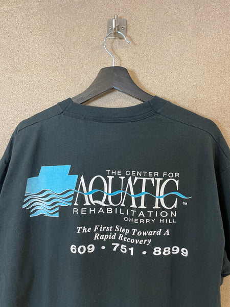 Vintage 90s The Center for Aquatic Rehabilitation T-Shirt - L