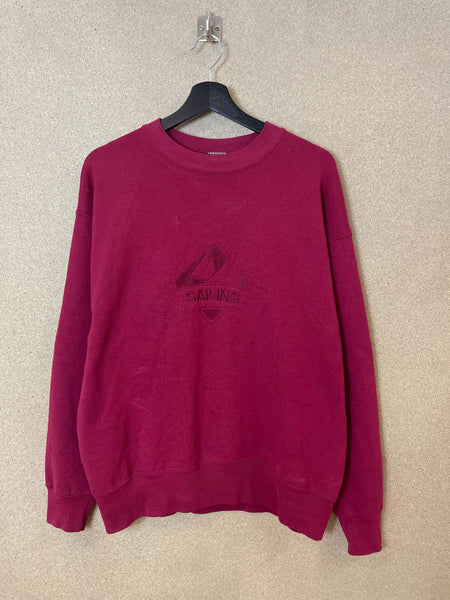 Vintage Sailing 90s Sweatshirt - L