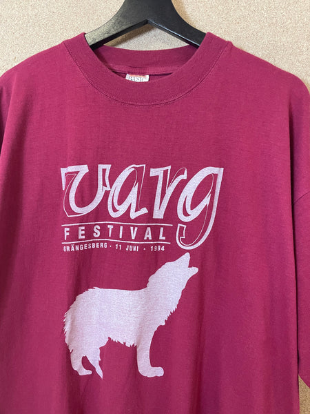 Vintage 1994 Varg Festival Grängesberg T-shirt - XL