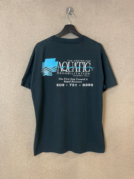 Vintage 90s The Center for Aquatic Rehabilitation T-Shirt - L