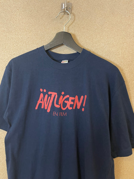 Vintage 1984 Äntligen! En Film Movie Promo T-shirt - M