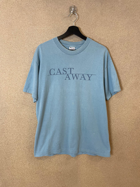 Vintage 2000 Cast Away Movie Promo T-Shirt - L