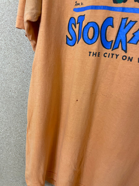 Vintage 1990s Stockholm The City on Water T-shirt - S