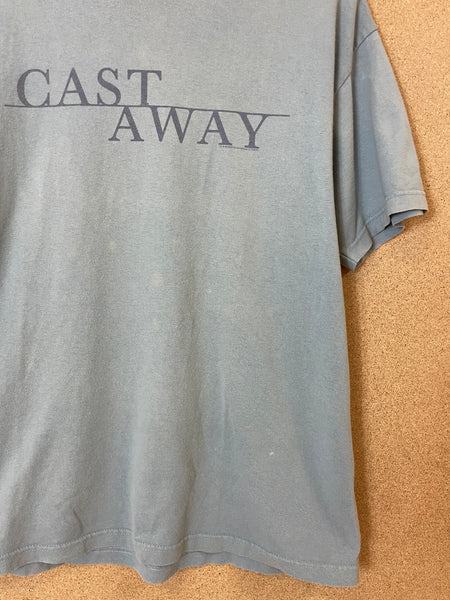 Vintage 2000 Cast Away Movie Promo T-Shirt - L