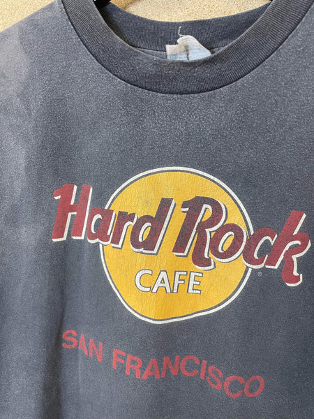 Vintage Hard Rock Café San Fransisco 90s Faded Tee - XL