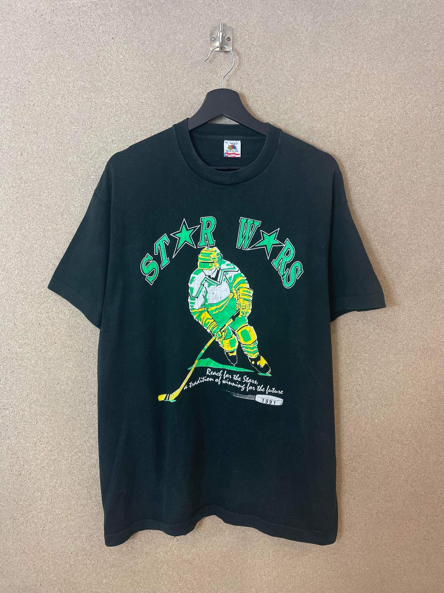 Vintage Dallas Stars Star Wars 1991 Tee - XL