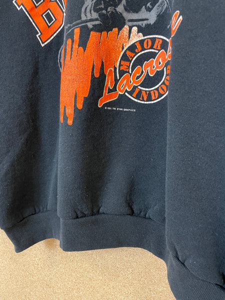 Vintage 1991 Buffalo Bandits Raglan Sweatshirt - L