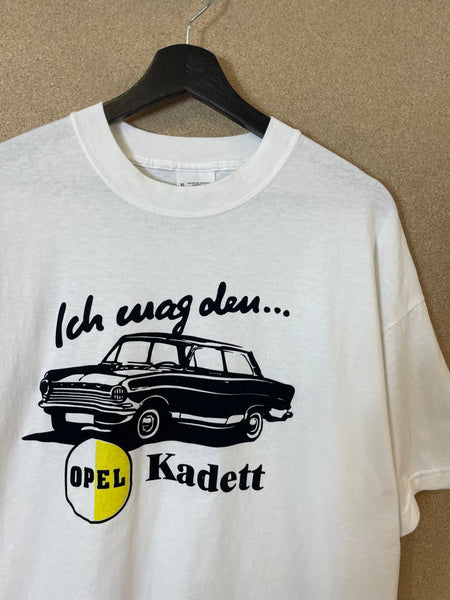 Vintage 1990s Opel Kadett ”Ich Wag Den” T-Shirt - XL