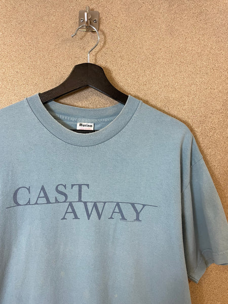 Vintage 2000 Cast Away Movie Promo T-Shirt - L