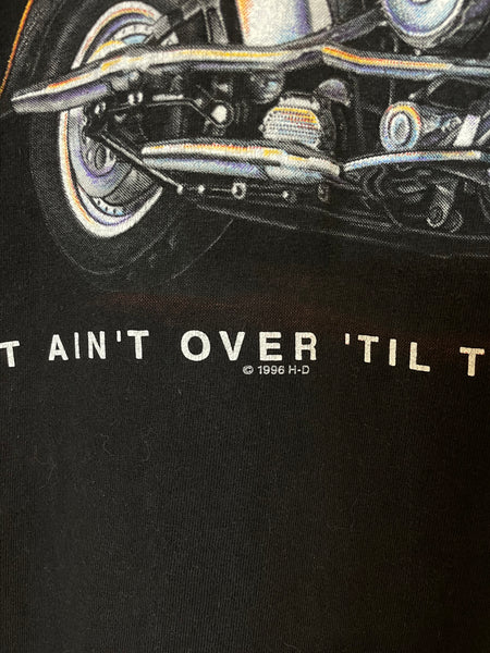 Vintage 1996 Harley-Davidson ”It aint Over until the fat boy sings” T-Shirt - L