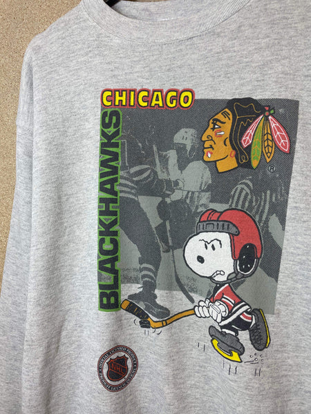 Vintage Chicago Blackhawks 90s Sweatshirt - XL