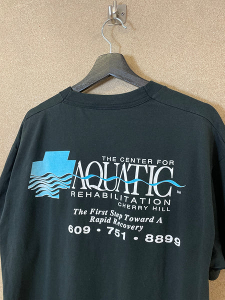 Vintage 90s The Center for Aquatic Rehabilitation T-Shirt - L