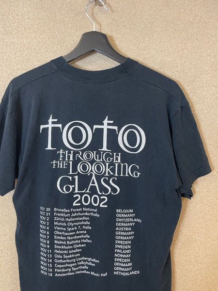 Vintage 2002 Toto Through The Looking Glass Tour T-shirt - M