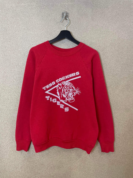 Vintage Tess Corners Tigers 90s Sweatshirt - L