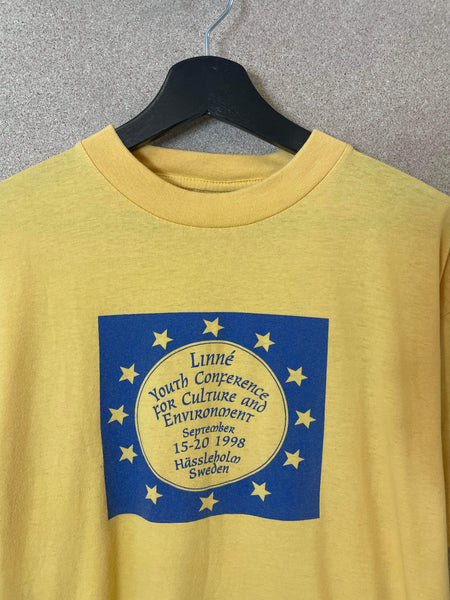 Vintage Linné Youth Conference 90s Tee - M
