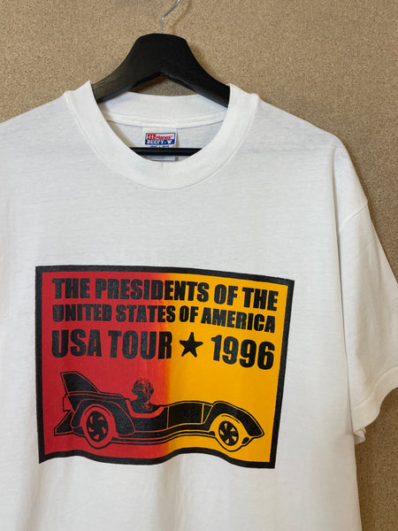 Vintage 1996 The Presidents of The United States of America USA Tour T-shirt - L