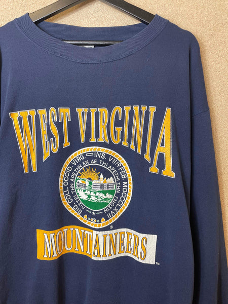Vintage West Virginia Mountaineers 90s Sweatshirt - L