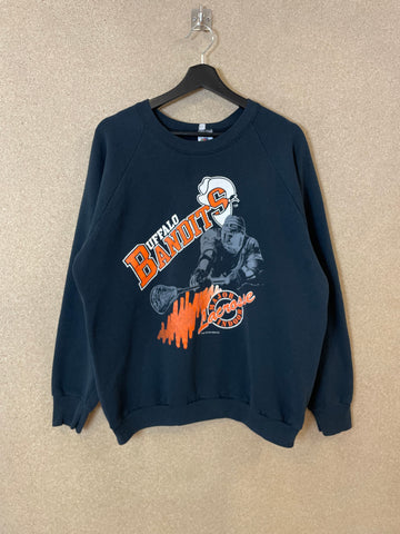 Vintage 1991 Buffalo Bandits Raglan Sweatshirt - L