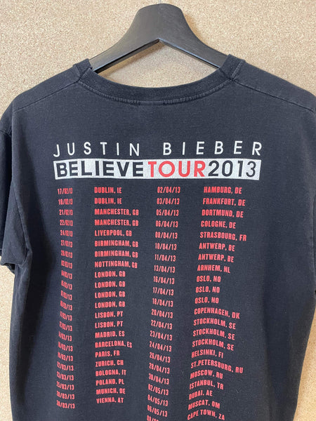 Vintage Justin Bieber Believe Tour 2013 Tee - M