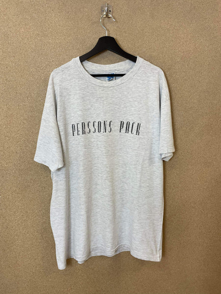 Vintage Perssons Pack Logo 90s Tee - XL