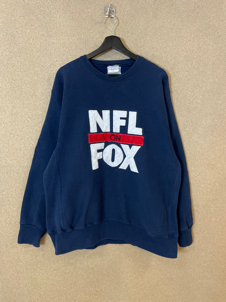 Vintage NFL On Fox 90s Heavyweight Sweatshirt - XL