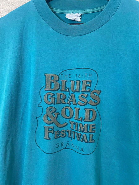 Vintage Blue Grass & Old Time Festival Gränna 90s Tee - L