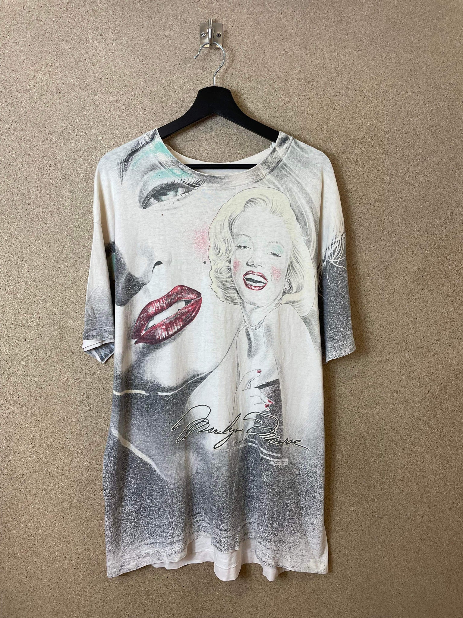 Vintage Marilyn Monroe 90s All Over Print Tee - XL