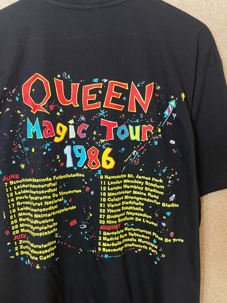 Vintage Queen Magic Tour 90s Bootleg Tee - M/L