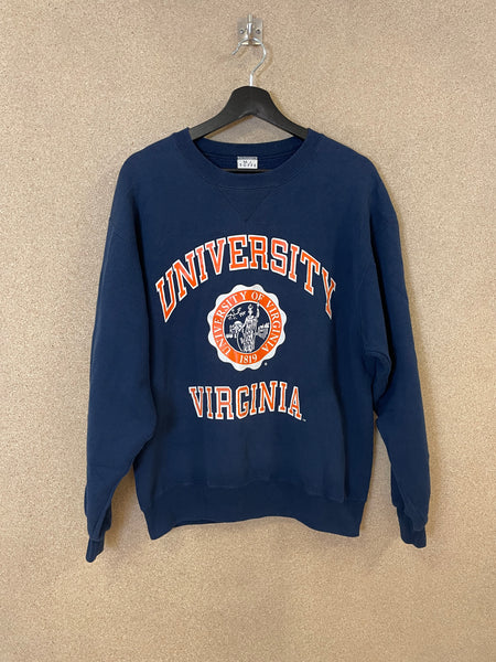 Vintage University of Virginia 90s Sweatshirt- M