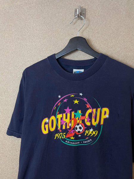 Vintage Gothia Cup 25 Year Anniversary 1999 Tee - M