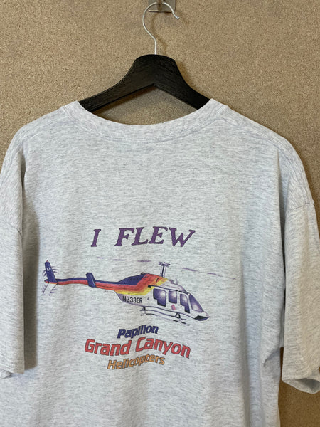 Vintage Papillon Grand Canyon Helicopters 00s Tee - XL