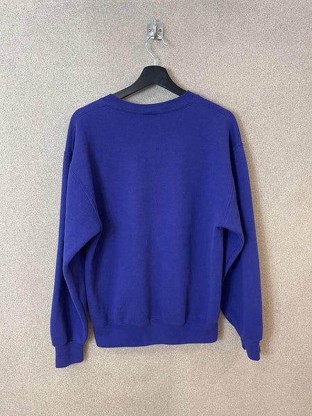 Vintage Husmann Cougars 90s Purple Sweatshirt - M
