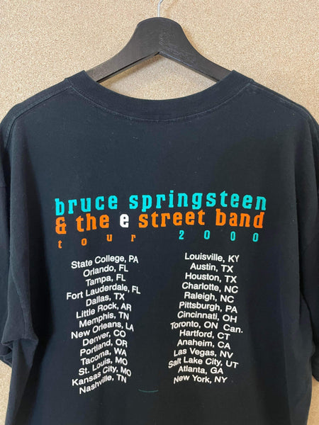 Vintage Bruce Springsteen & The E Street Band Tour 2000 Tee - XL