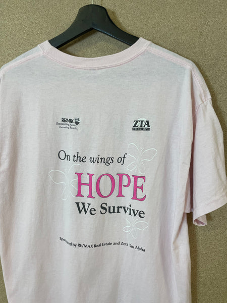 Vintage Race For The Cure Breast Cancer Foundation 2005 Tee - L