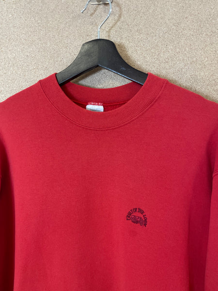 Vintage Fruit Of The Loom 90s Logo Sweatshirt - M