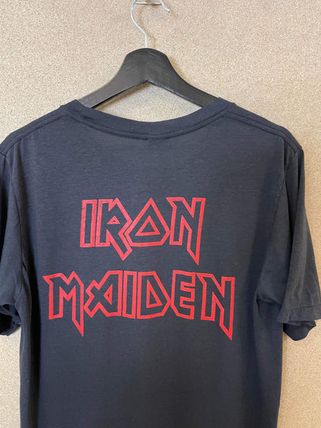 Vintage Iron Maiden Logo 80s Tee - L