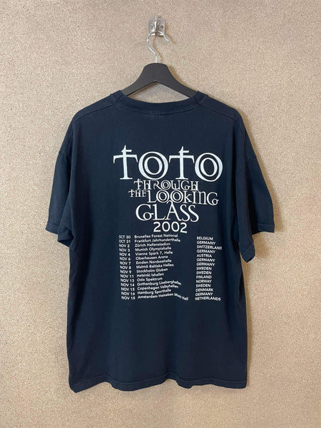 Vintage Toto Through The Looking Glass 2002 Tour Tee - XL