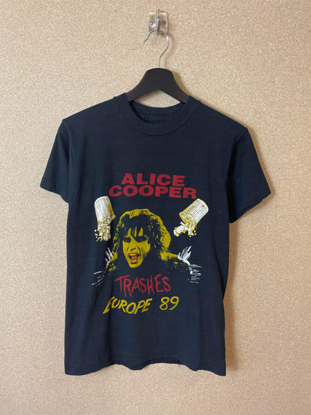 Vintage Alice Cooper Trashes Tour 1989 Tee - S
