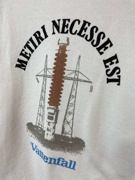 Vintage Vattenfall Metiri Necesse Est 90s Sweatshirt - L