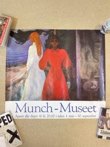 Edvard Munch Museet Exhibition Poster - 67x75.5