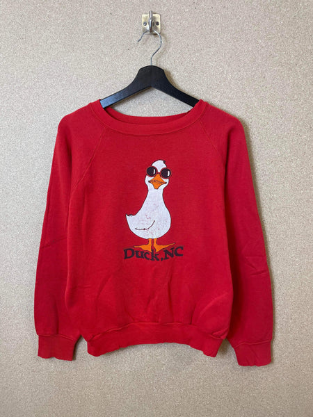 Vintage Duck North Carolina 90s Raglan Sweatshirt - S