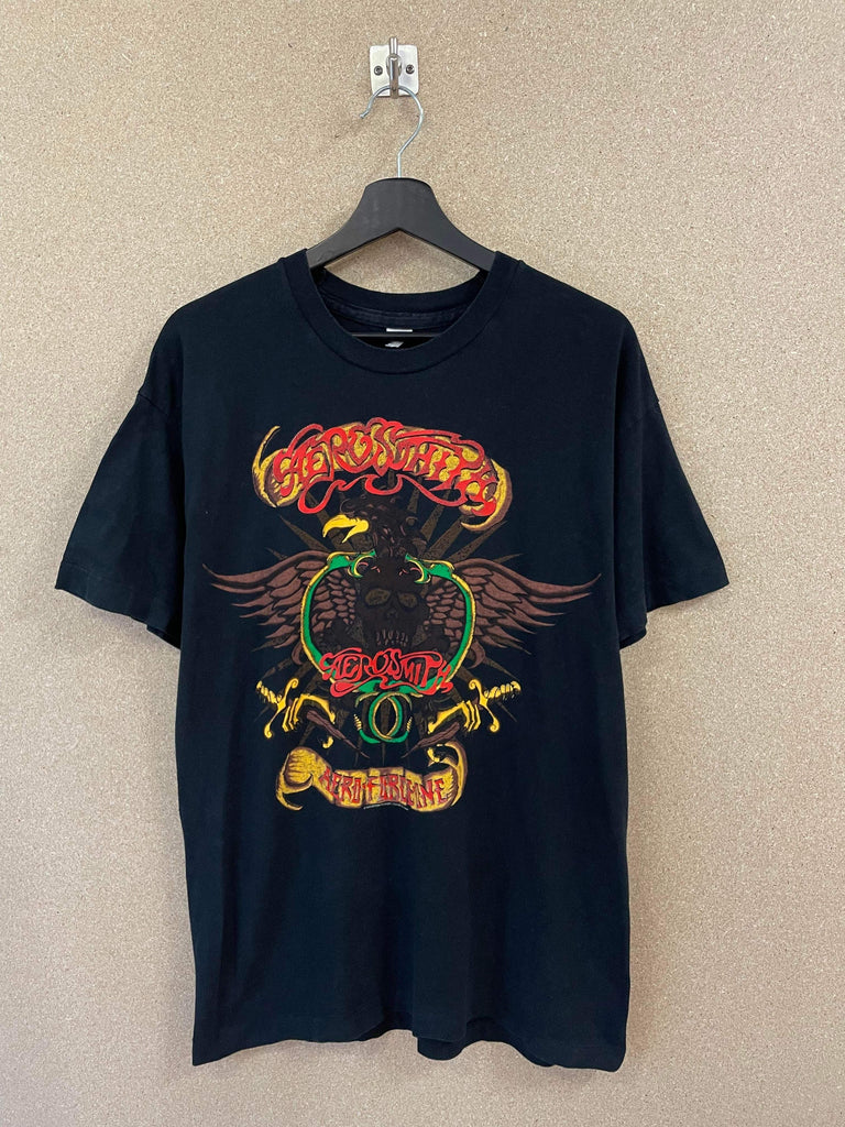 Vintage Aerosmith Aero Force One 1993 Tour Tee - XL – Loop Vintage