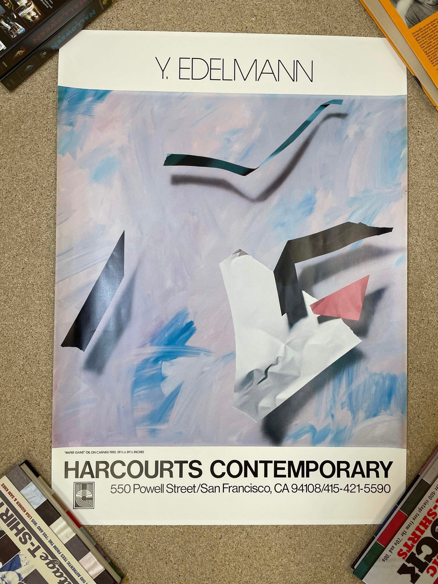 Yrjö Edelmann Harcourts Contemporary Exhibition Poster - 50x70