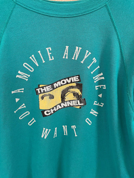 Vintage The Movie Channel 90s Raglan Sweatshirt - M