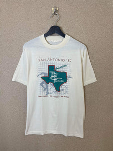 Vintage Texas Hill Country Triathlon 1987 Tee - L