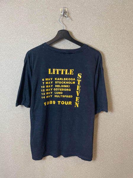 Vintage Little Steven 1989 Sweden Tour Tee - L