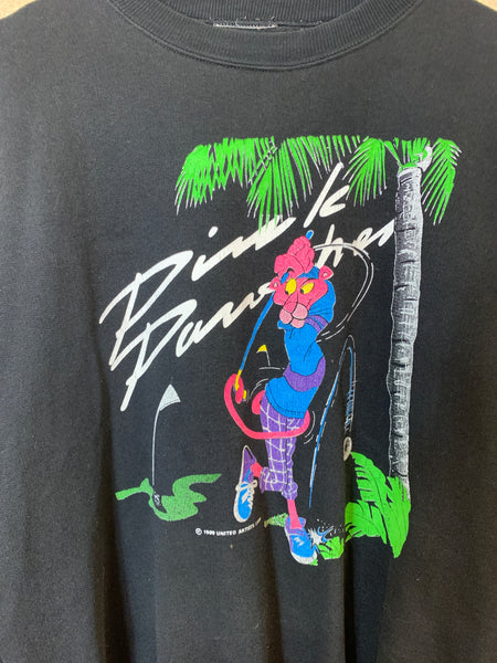 Vintage Pink Panther Golfing 1989 Sweatshirt - M