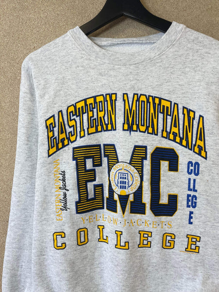 Vintage Eastern Montana College 90s Sweatshirt - S