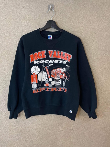 Vintage Rock Valley Rockets Spirit 90s Sweatshirt - S
