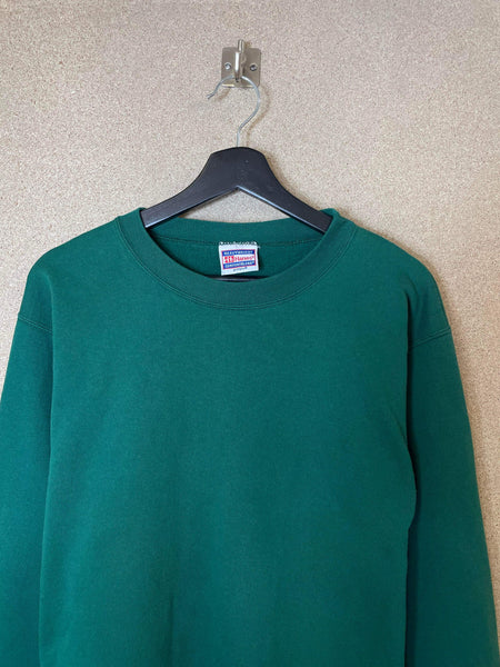 Vintage Hanes 90s Forest Green Sweatshirt - S